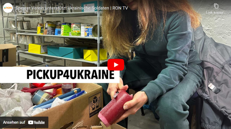 RON TV berichtet über Pickup4Ukraine