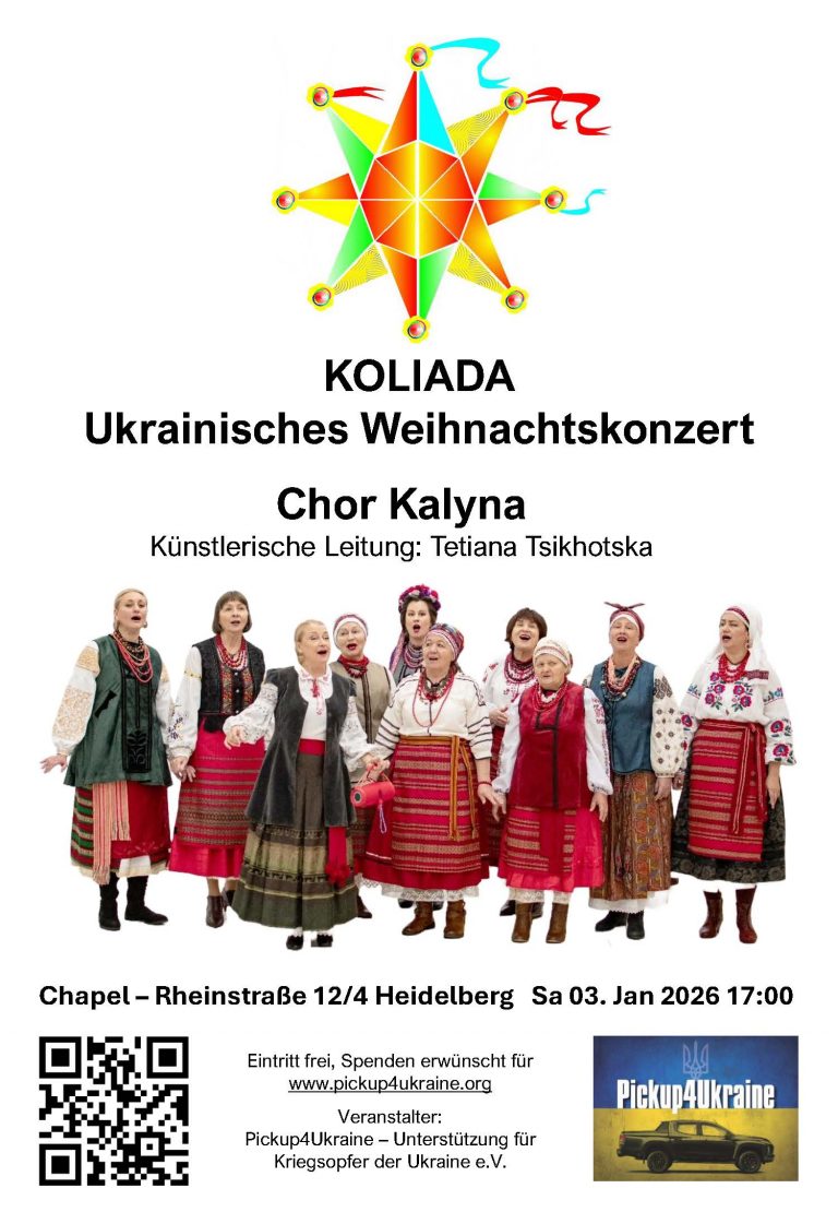 Plakat für Konzert