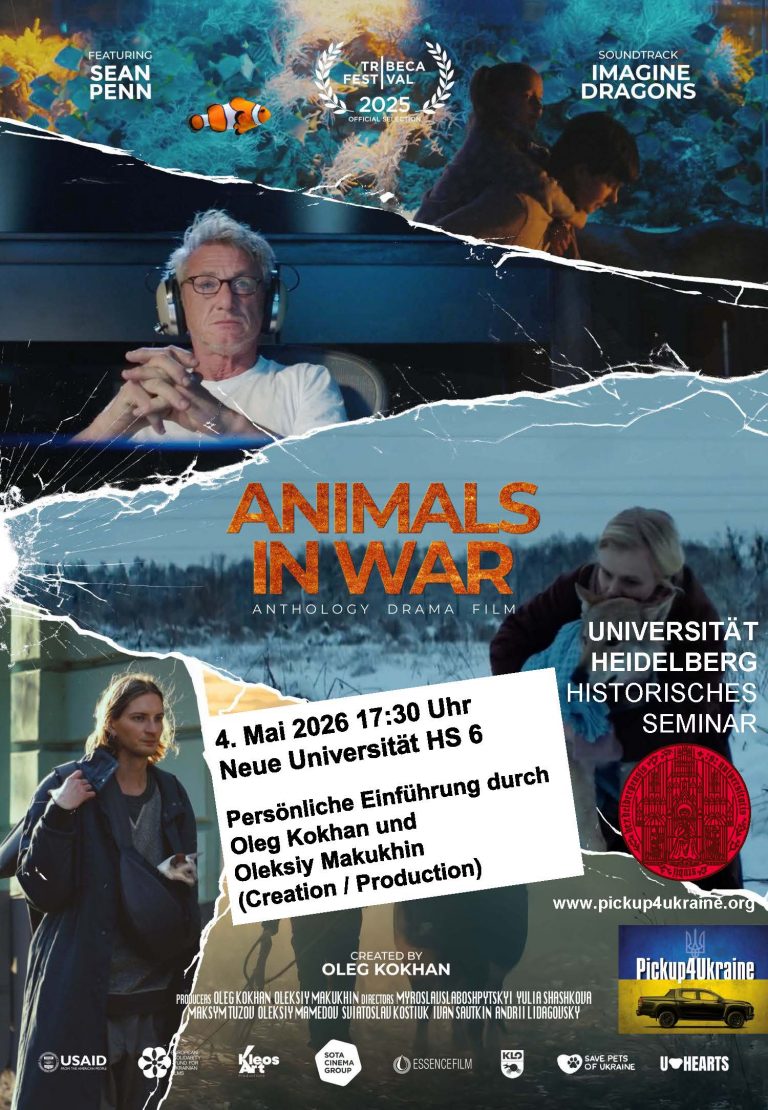 cinema poster of the film Animals in War