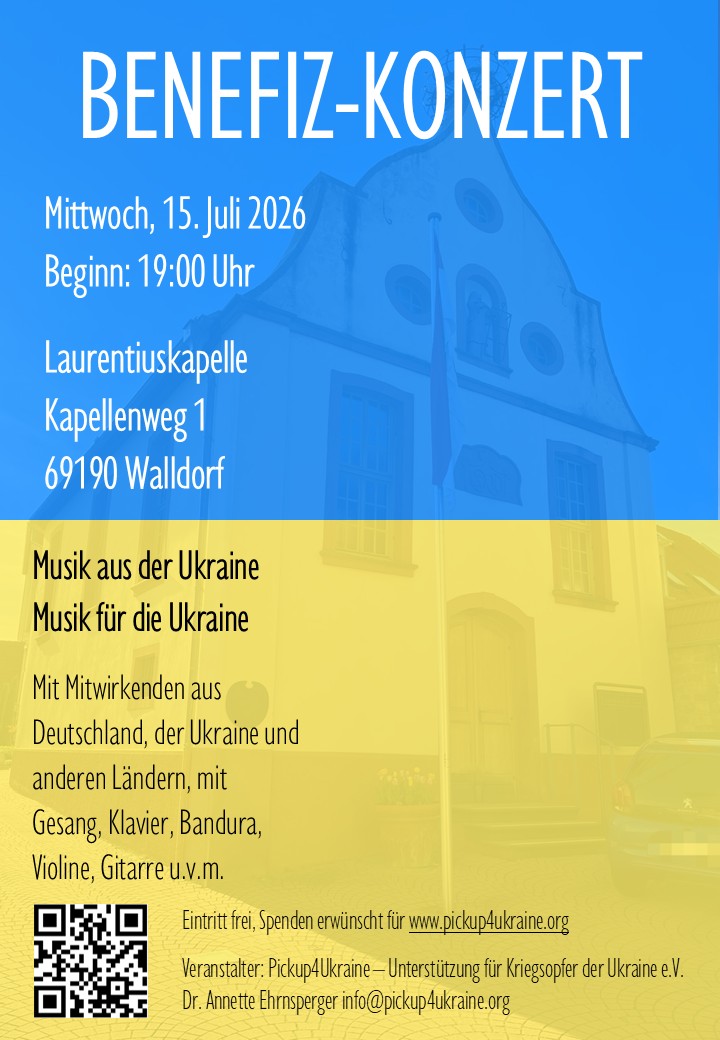 Plakat für das Konzert